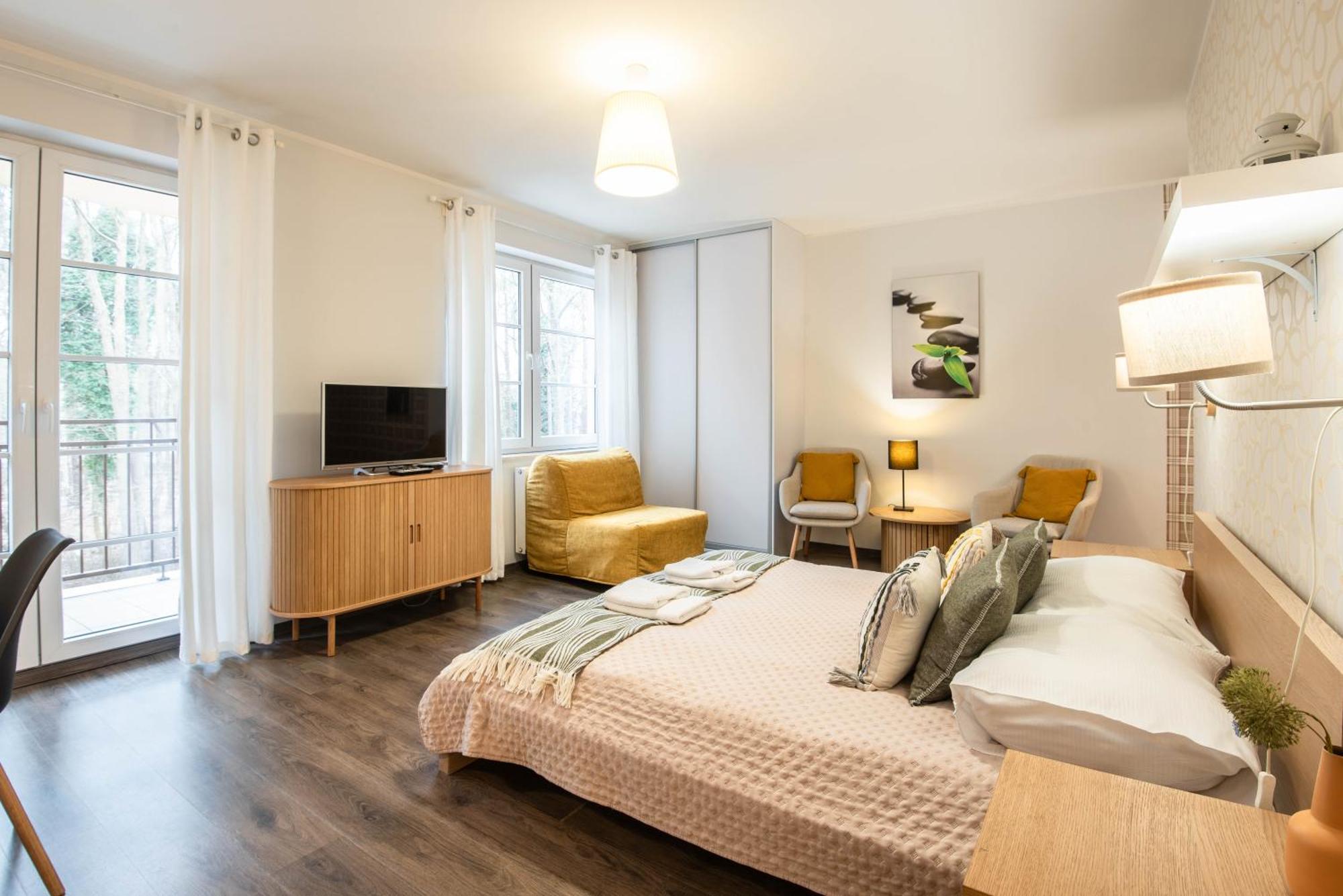 Apartamenty Na Wyspie - Villa Park - Parking 斯维诺乌伊希切 外观 照片